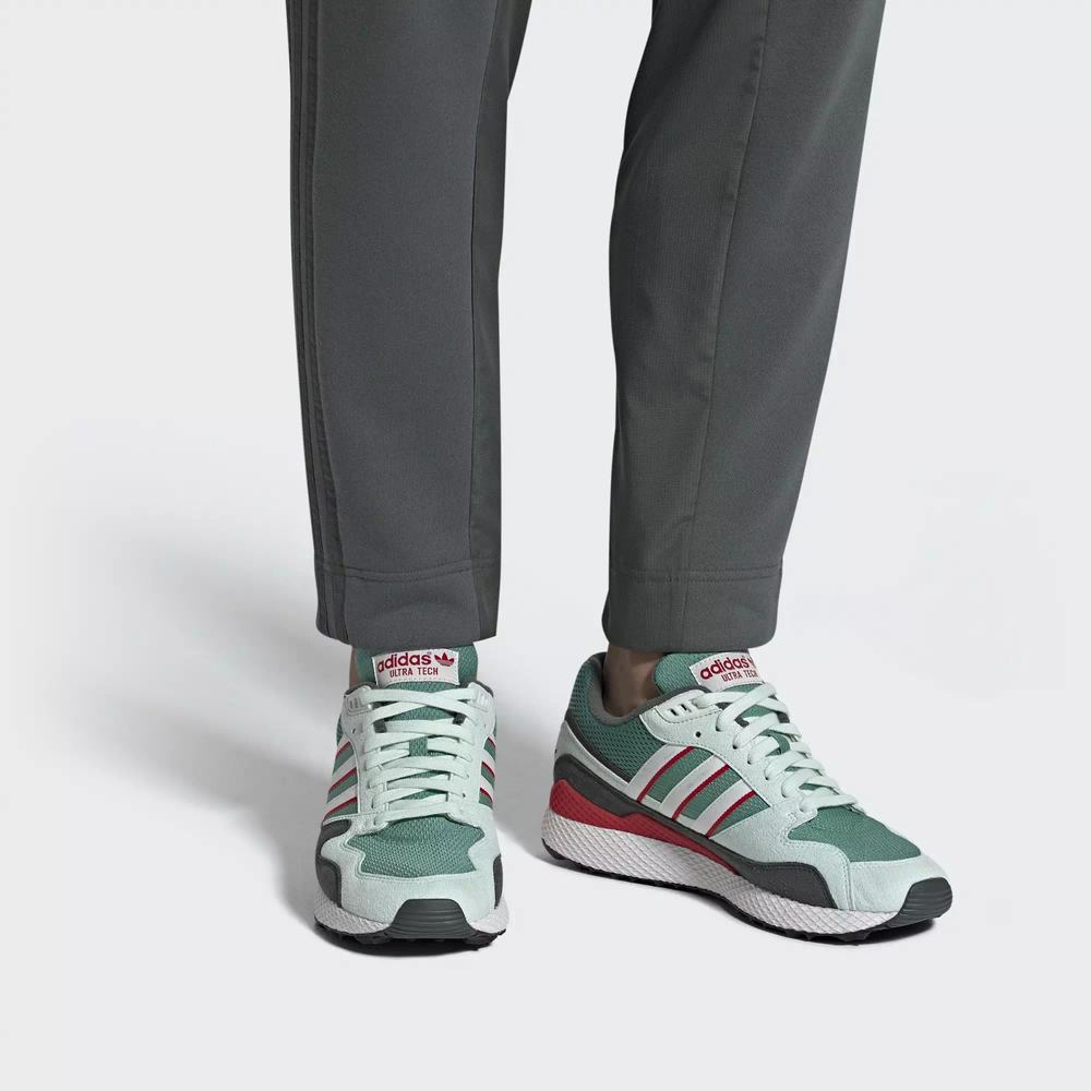 Adidas Ultra Tech Tenis Verdes Para Hombre (MX-38215)
